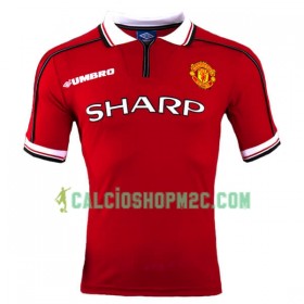 Manchester United Retro Maglia Prima 1998-1999 Manica Corta